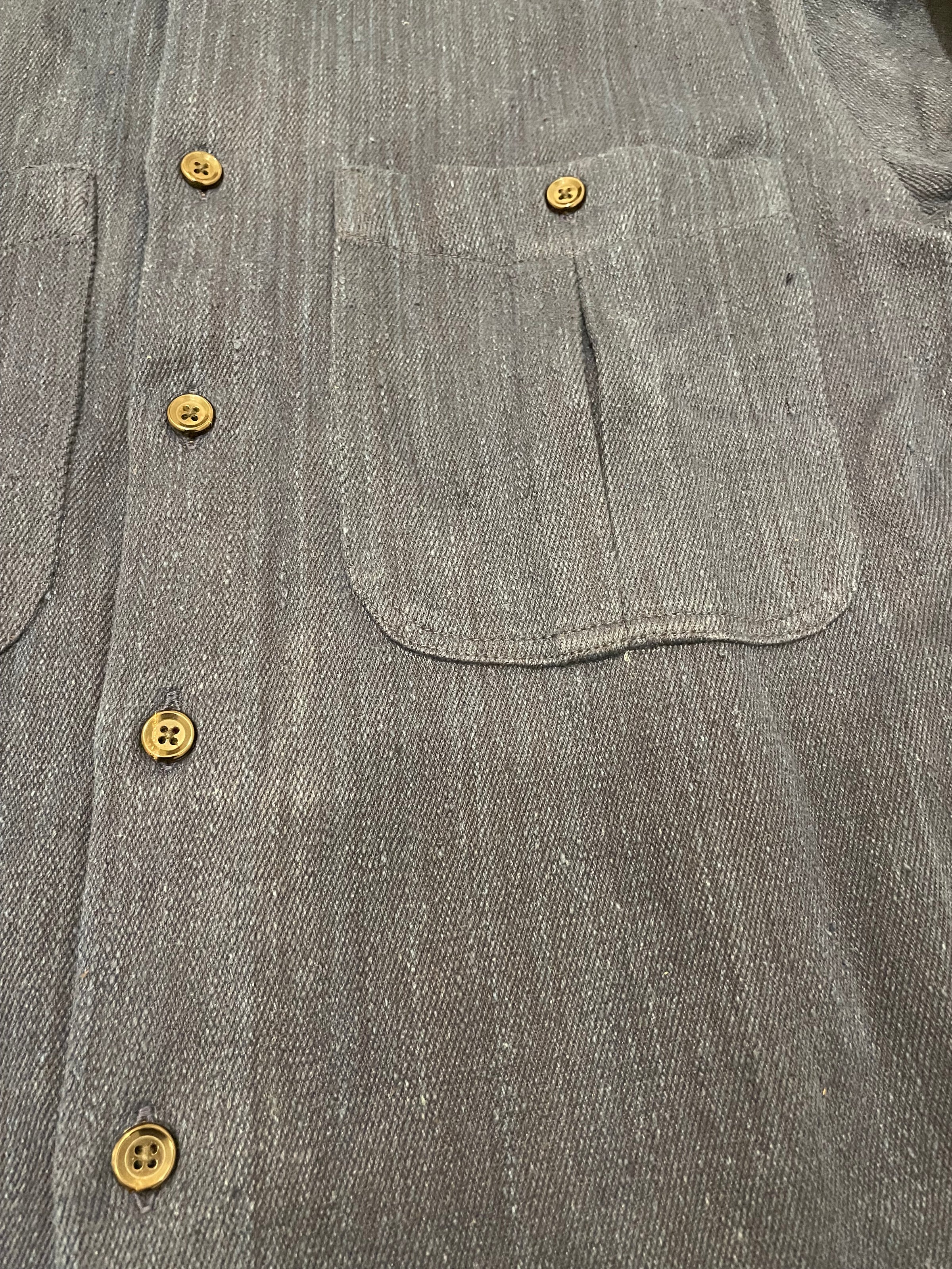 Vivek Shirt in Dark Indigo Denim