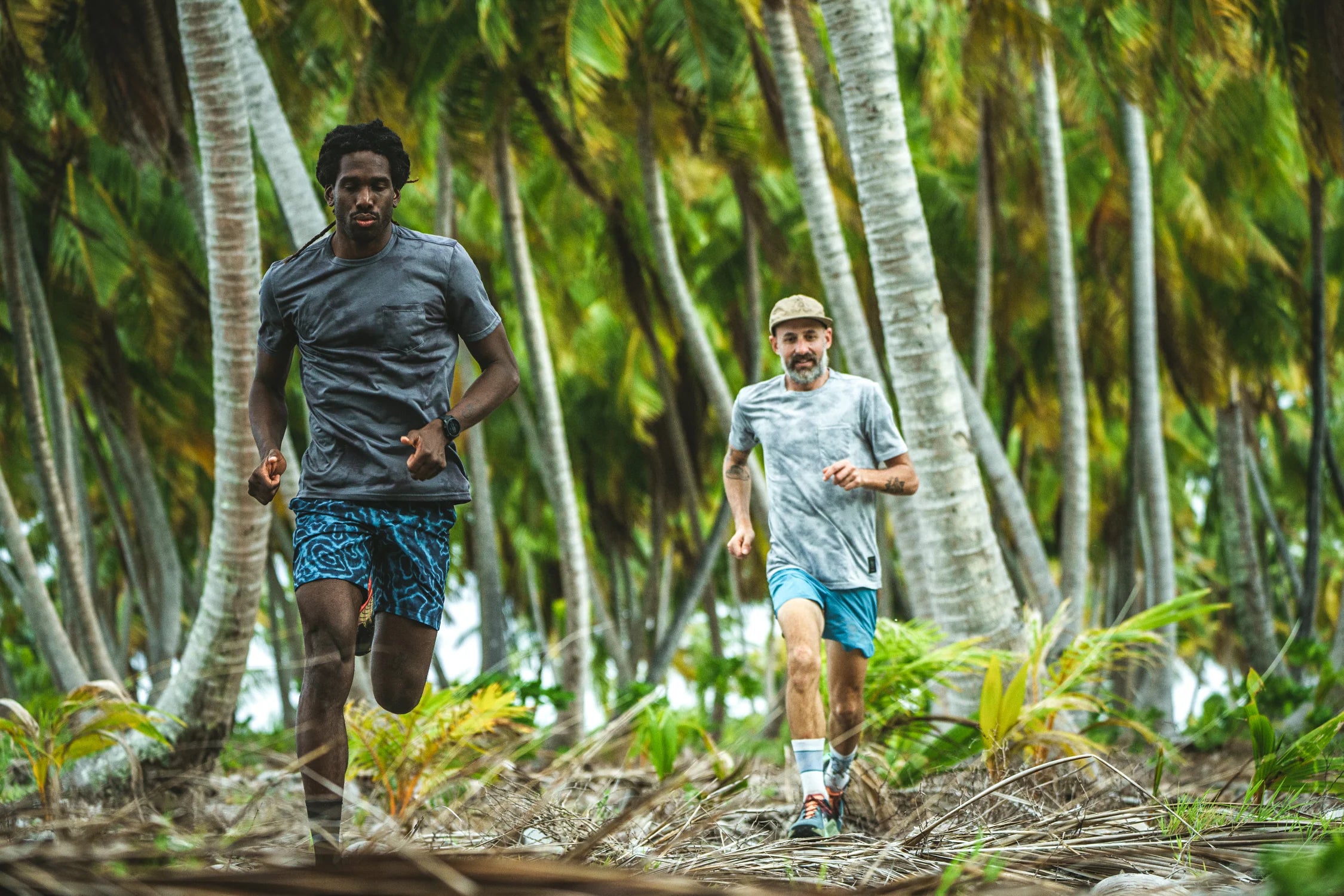 Mathis Core Pocket SS Active Tee - Ghost Grey