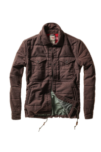 Moleskin Snap CPO - Dark Brown