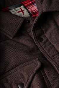 Moleskin Snap CPO - Dark Brown