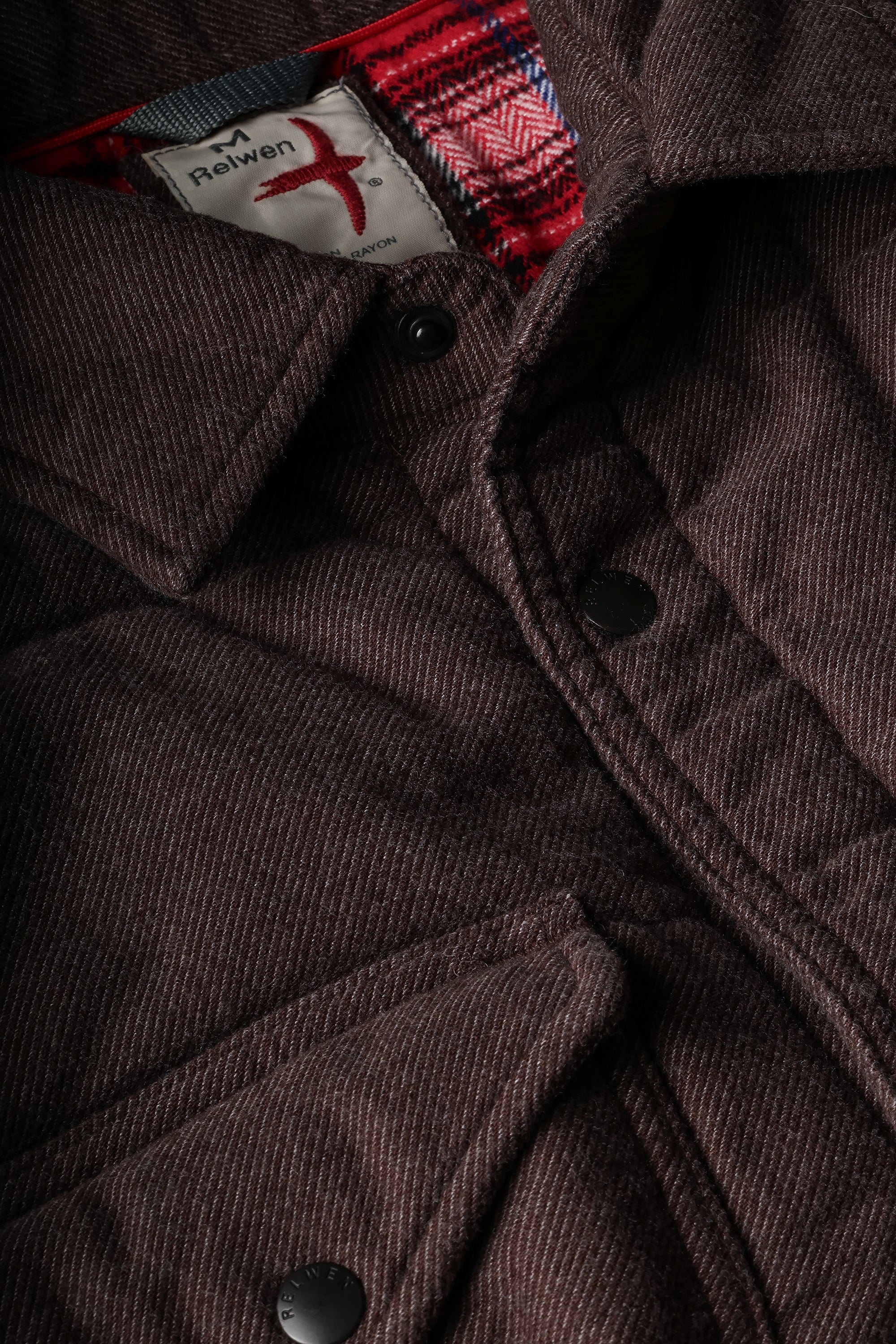 Moleskin Snap CPO - Dark Brown