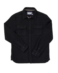 Winter Flannel - Utility Shirt - Black Houndstooth