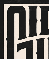 Giddy Up - Framed Print 40"x60" - Matte Black Metal Frame