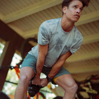 Mathis Core Pocket SS Active Tee - Ghost Grey