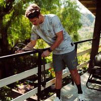 Mathis Core Pocket SS Active Tee - Ghost Grey