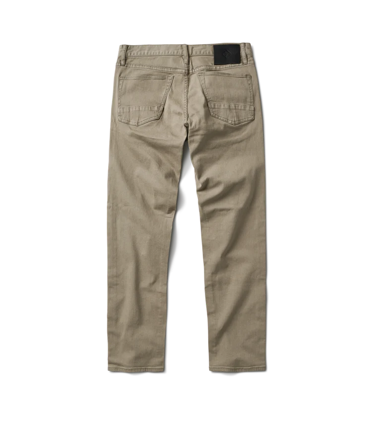 HWY 133 Slim Straight Broken Twill Jeans - Desert Khaki