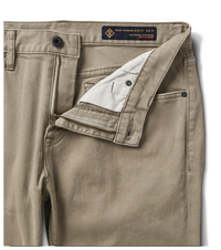 HWY 133 Slim Straight Broken Twill Jeans - Desert Khaki