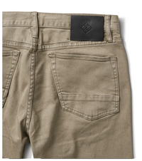 HWY 133 Slim Straight Broken Twill Jeans - Desert Khaki