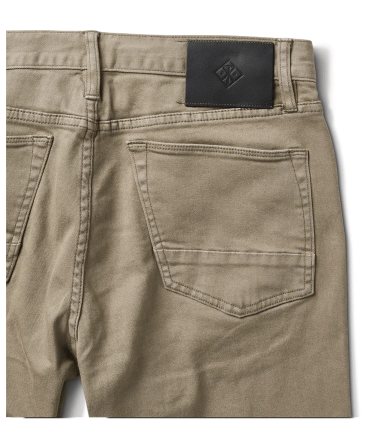 HWY 133 Slim Straight Broken Twill Jeans - Desert Khaki
