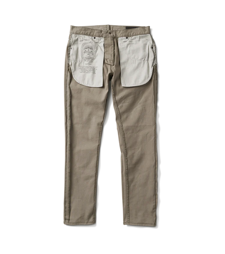 HWY 133 Slim Straight Broken Twill Jeans - Desert Khaki