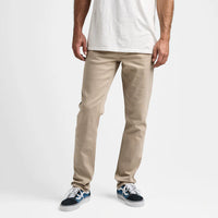 HWY 133 Slim Straight Broken Twill Jeans - Desert Khaki