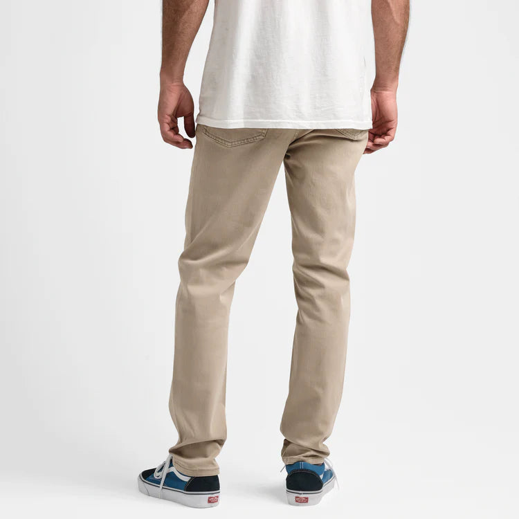 HWY 133 Slim Straight Broken Twill Jeans - Desert Khaki