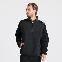 Campover Fleece Mock - Onyx