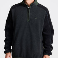 Campover Fleece Mock - Onyx
