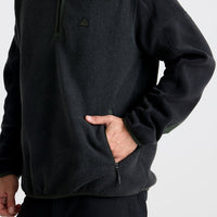 Campover Fleece Mock - Onyx