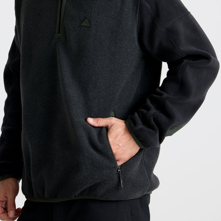 Campover Fleece Mock - Onyx