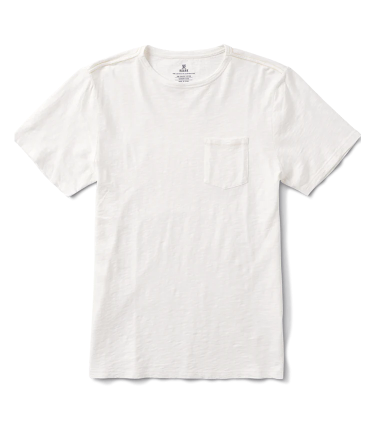 Well Worn Midweight Organic Short Sleeve Pocket Tee - Off White