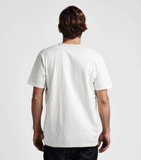 Well Worn Midweight Organic Short Sleeve Pocket Tee - Off White
