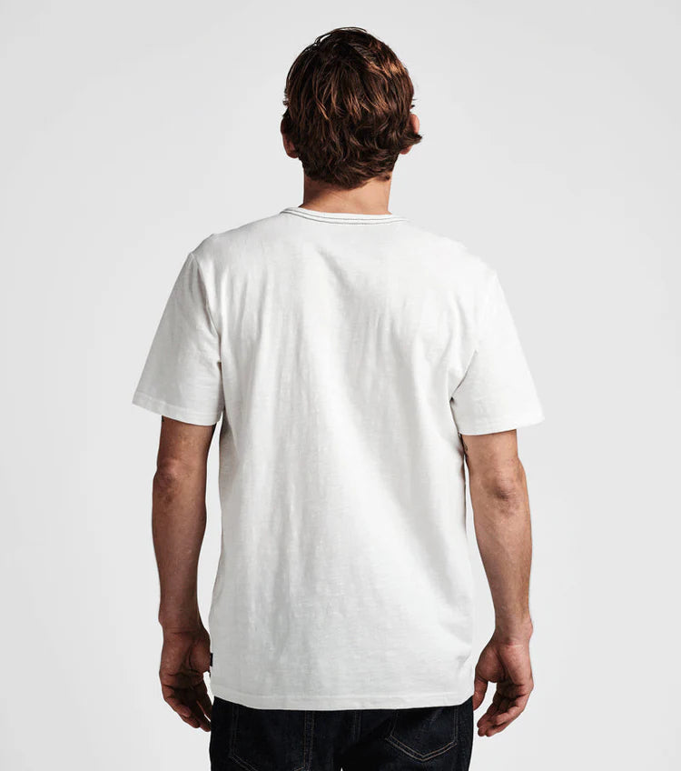 Well Worn Midweight Organic Short Sleeve Pocket Tee - Off White