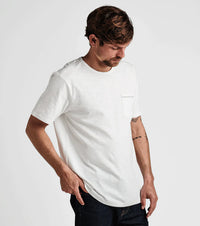 Well Worn Midweight Organic Short Sleeve Pocket Tee - Off White