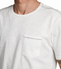 Well Worn Midweight Organic Short Sleeve Pocket Tee - Off White