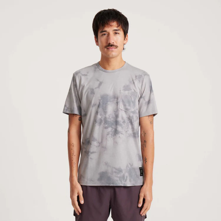 Mathis Core Pocket SS Active Tee - Ghost Grey