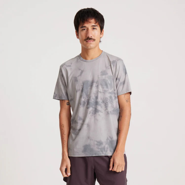 Mathis Core Pocket SS Active Tee - Ghost Grey
