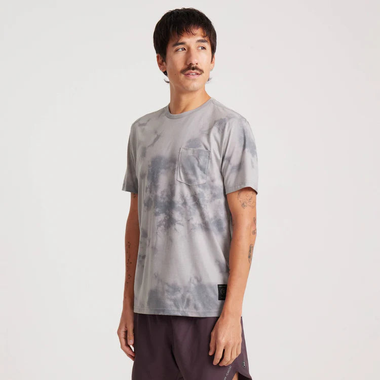 Mathis Core Pocket SS Active Tee - Ghost Grey