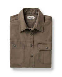 The Field Overshirt in Mushroom Ripstop