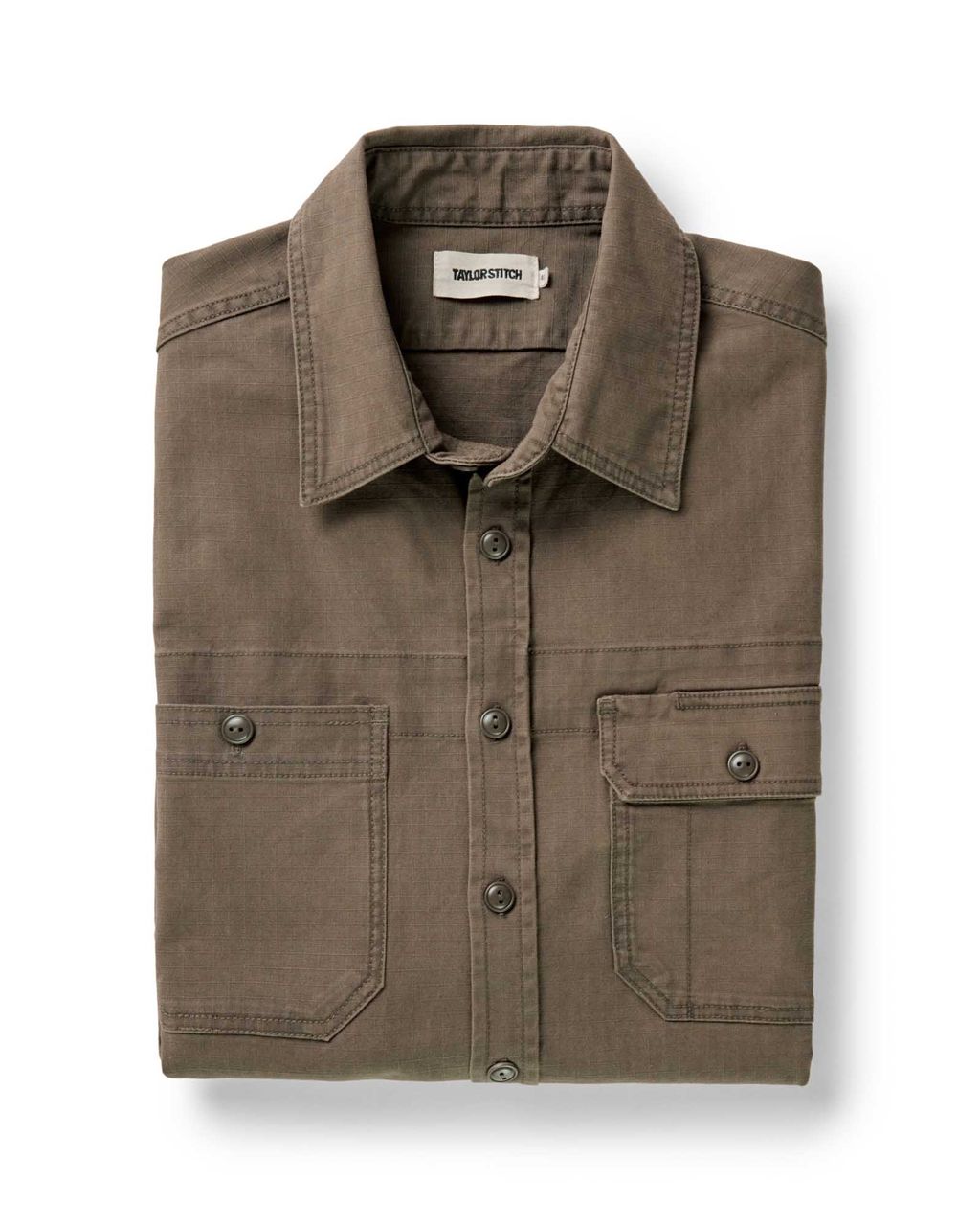 The Field Overshirt in Mushroom Ripstop