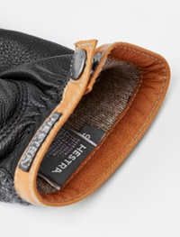 Deerskin Wool Tricot - Charcoal/Black