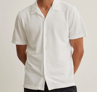 Martyn Pique Button-Up Shirt