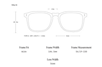 Wiley 56 - Brindle Tortoise/Green Polarized