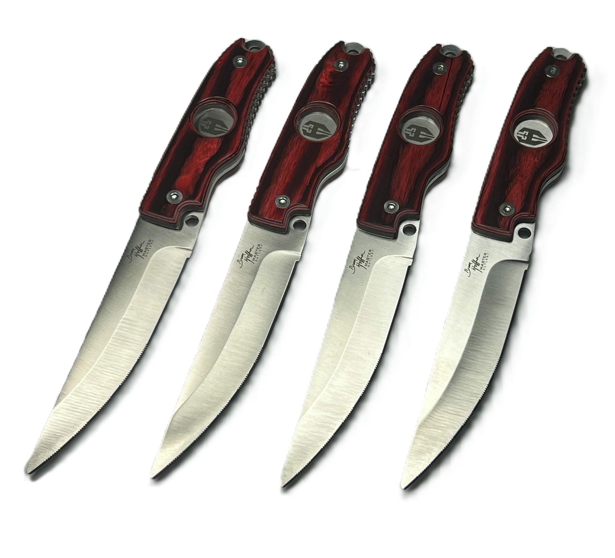 Steakmaster Steak Knife Set with Walnut Case