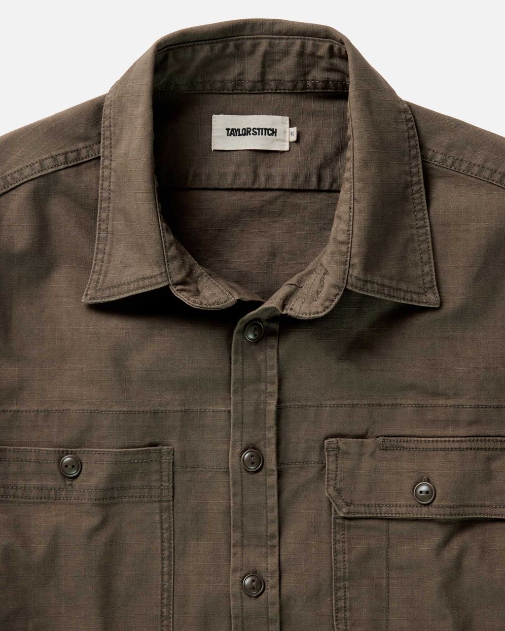 The Field Overshirt in Mushroom Ripstop