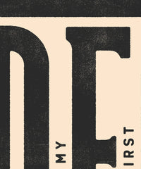 This Ain't My First Rodeo - Framed Print 40"x60" - Matte Black Metal Frame