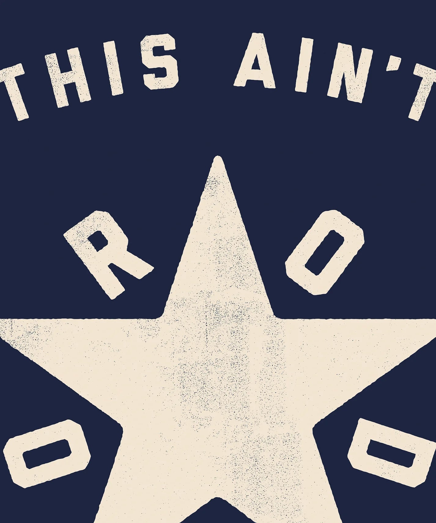 This Ain't My First Rodeo II- Framed Print 40"x60" - Matte Black Metal Frame