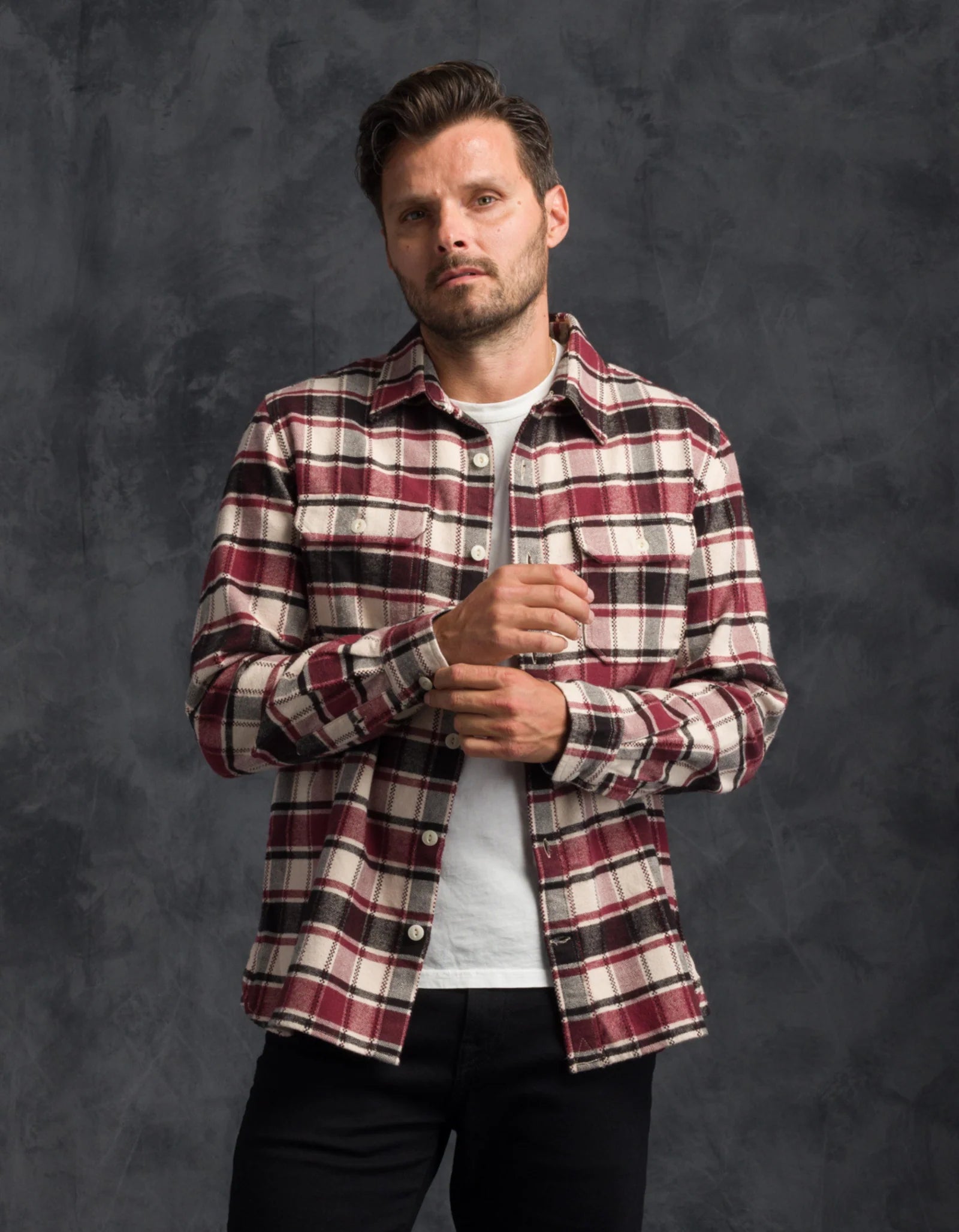 Winter Flannel - Utility Shirt - Spanish Tile