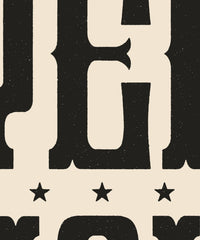 Yeehaw - Framed Print 40"x60" - Matte Black Metal Frame