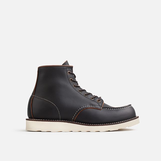 Classic Moc - Black Prairie Leather