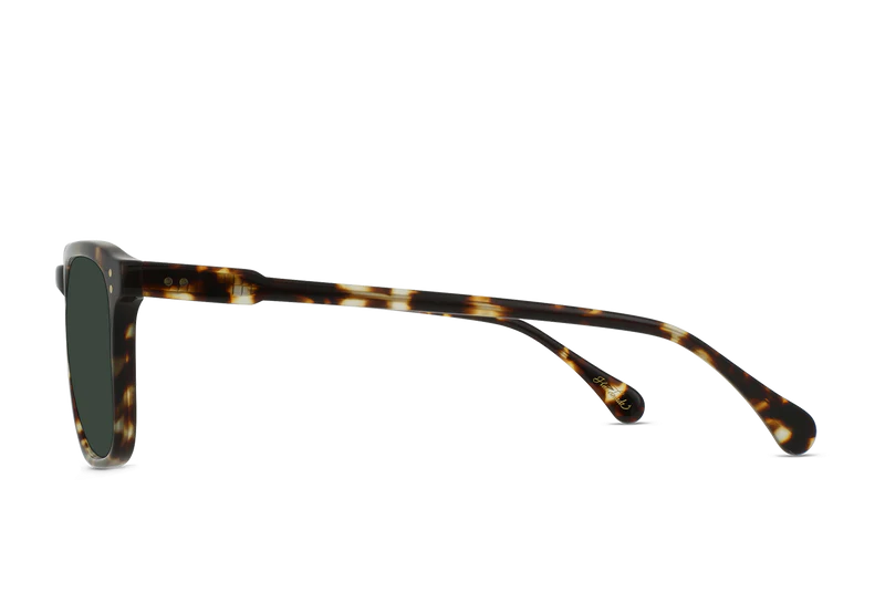 Wiley 54 - Brindle Tortoise/Green Polorized