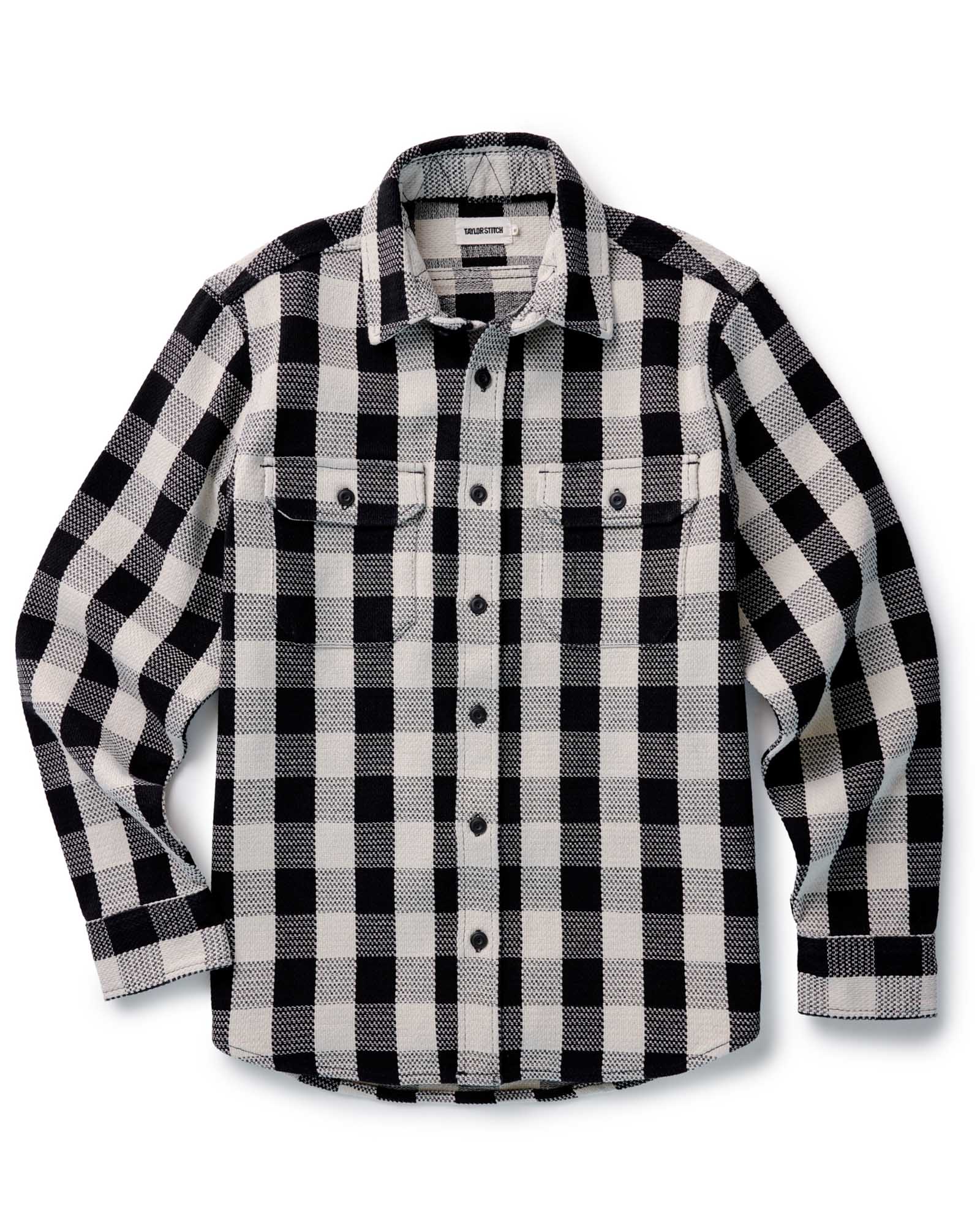 The Division Shirt in Black Ingigo Check