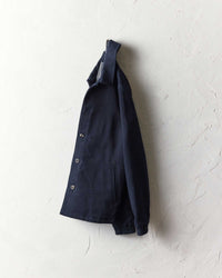 The Crew Jacket in Rinsed Indigo Sashiko