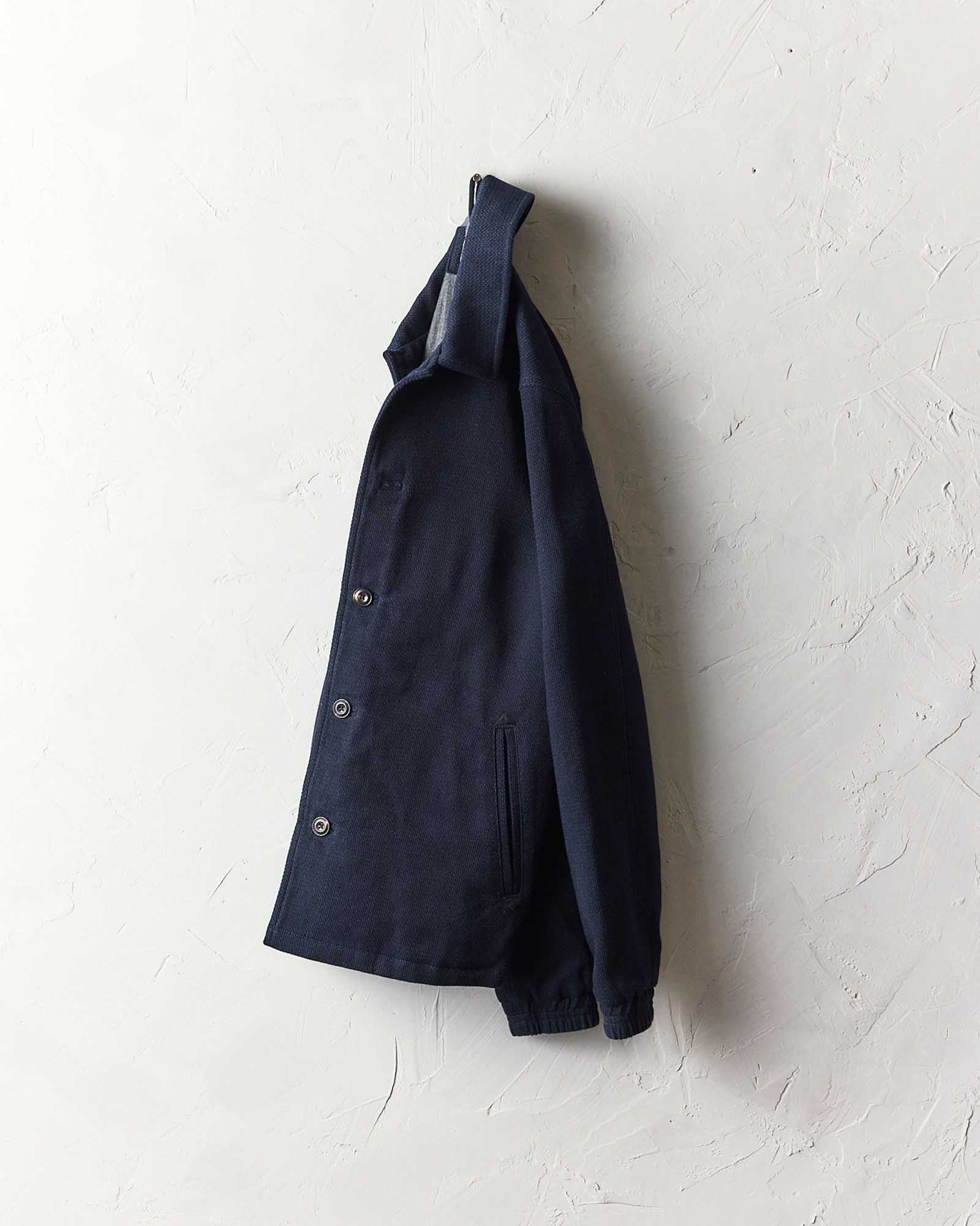 The Crew Jacket in Rinsed Indigo Sashiko