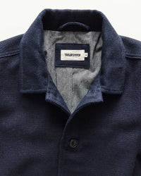 The Crew Jacket in Rinsed Indigo Sashiko