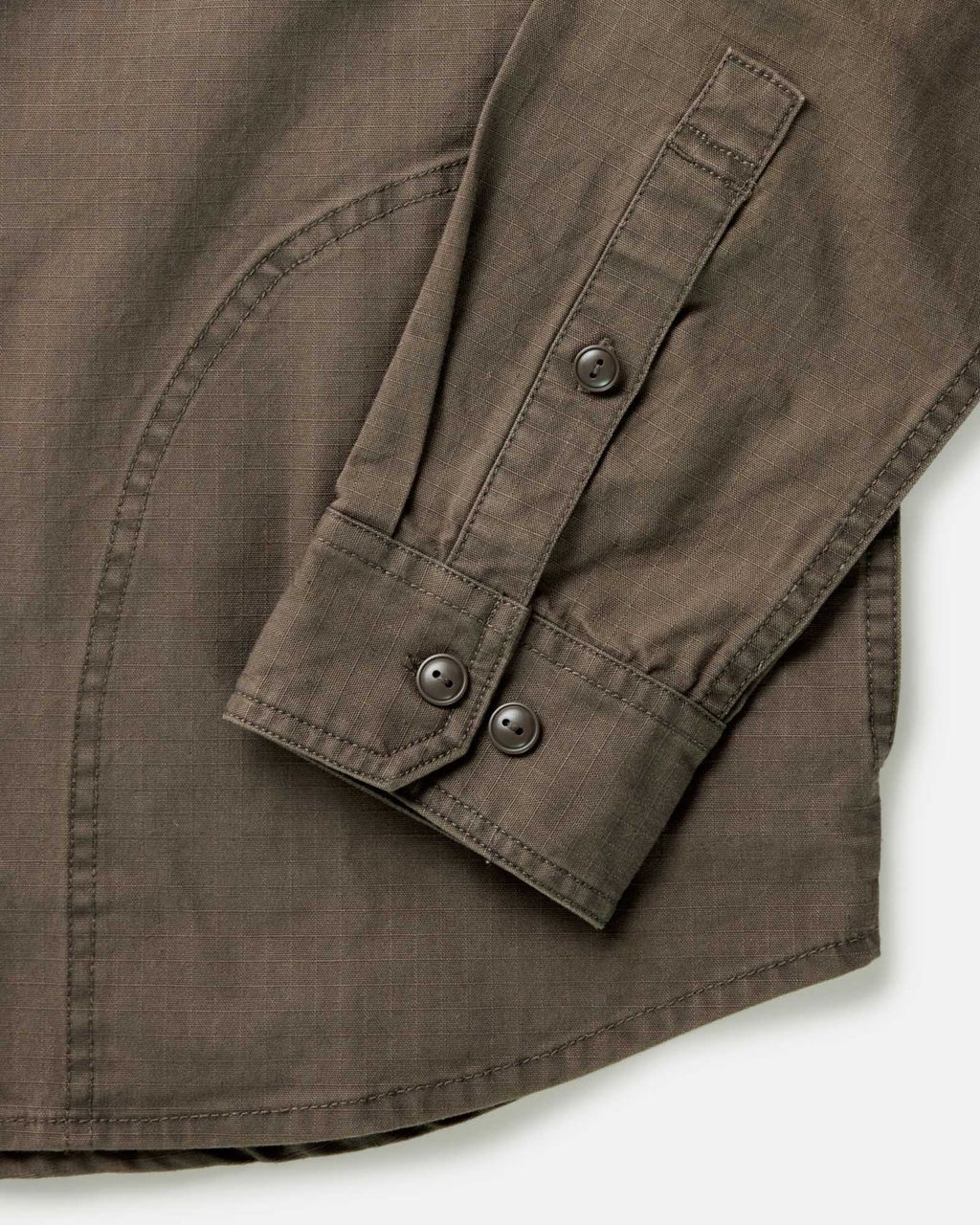 The Field Overshirt in Mushroom Ripstop