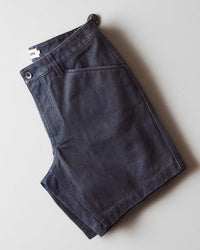 The Camp Short in Navy Chipped Canvas