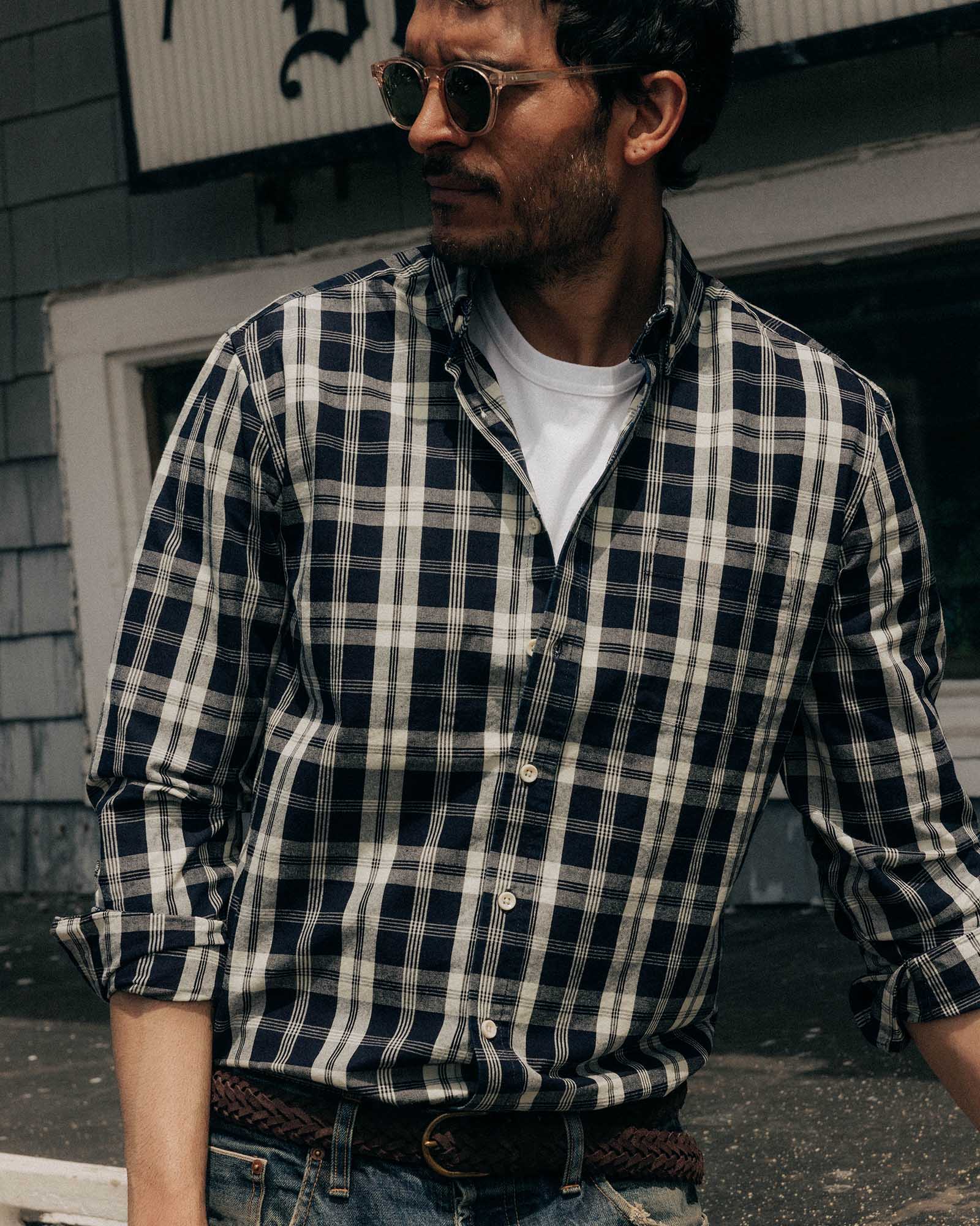 The Jack in Rinsed Indigo Plaid Oxford