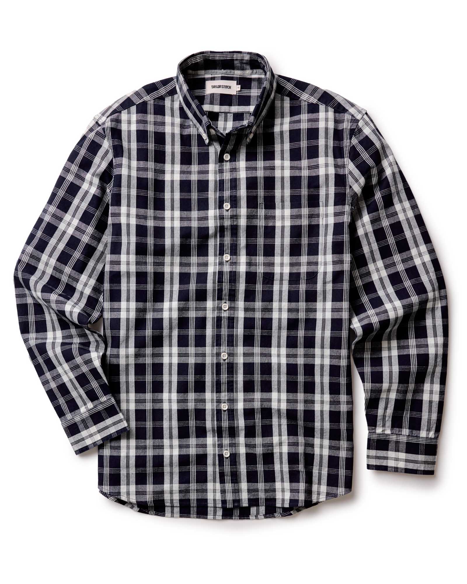 The Jack in Rinsed Indigo Plaid Oxford