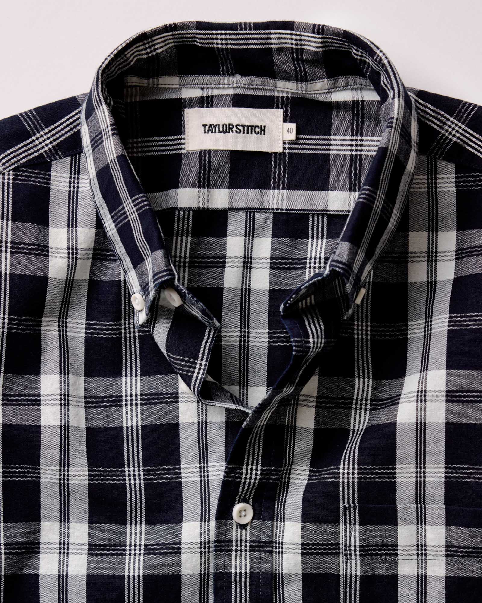 The Jack in Rinsed Indigo Plaid Oxford